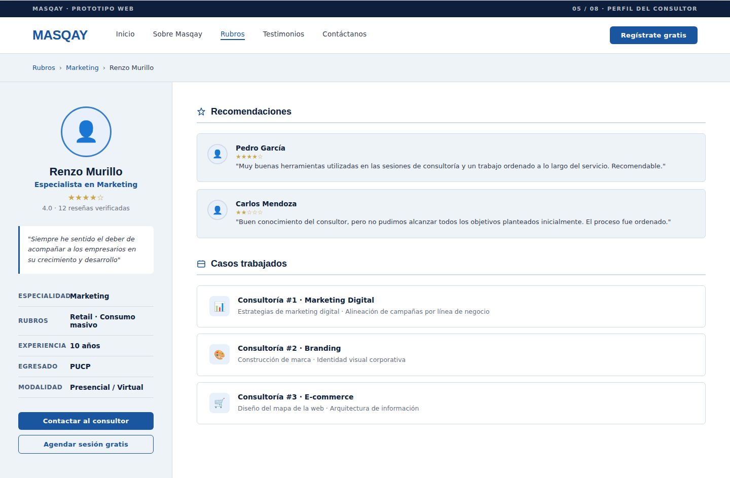 04. Perfil del Consultor